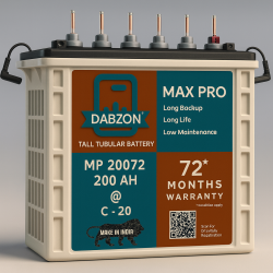 Dabzon Max Pro 200Ah Tall...